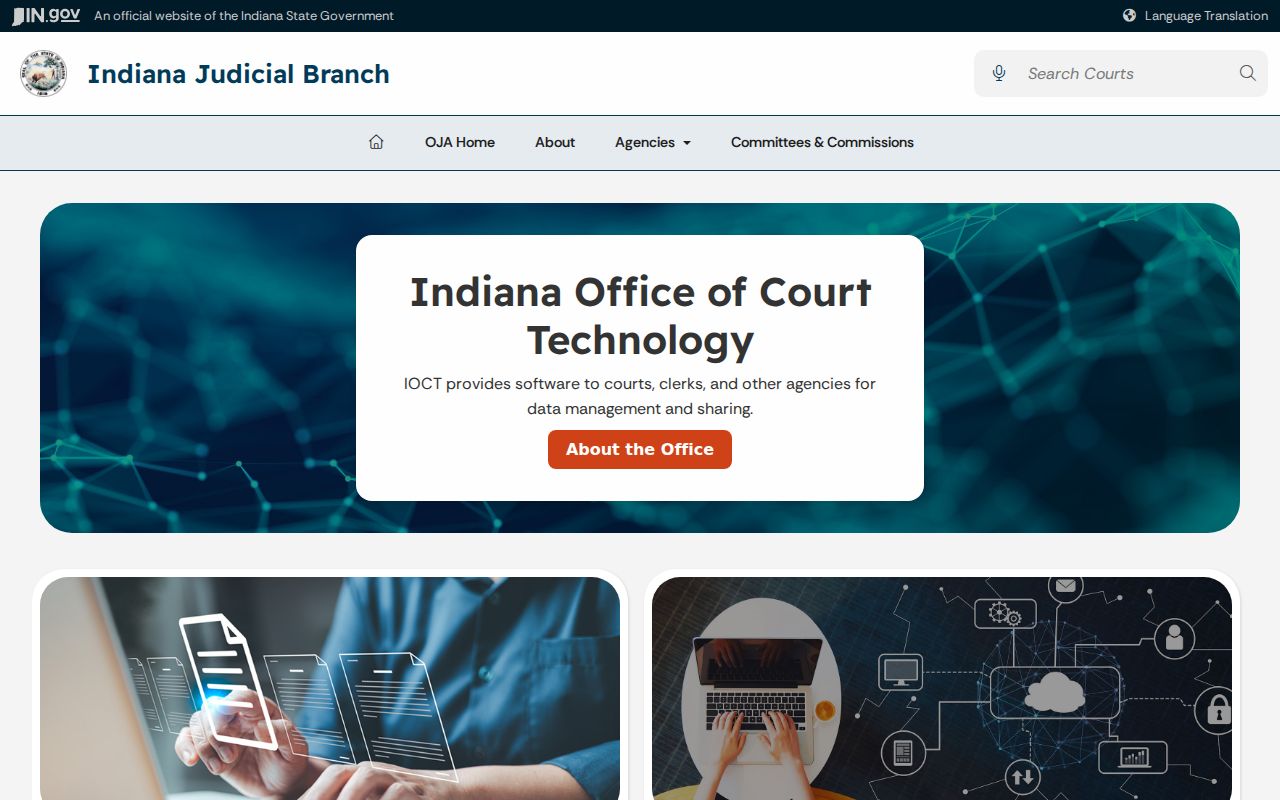 Pike County court docket Indiana court technology services