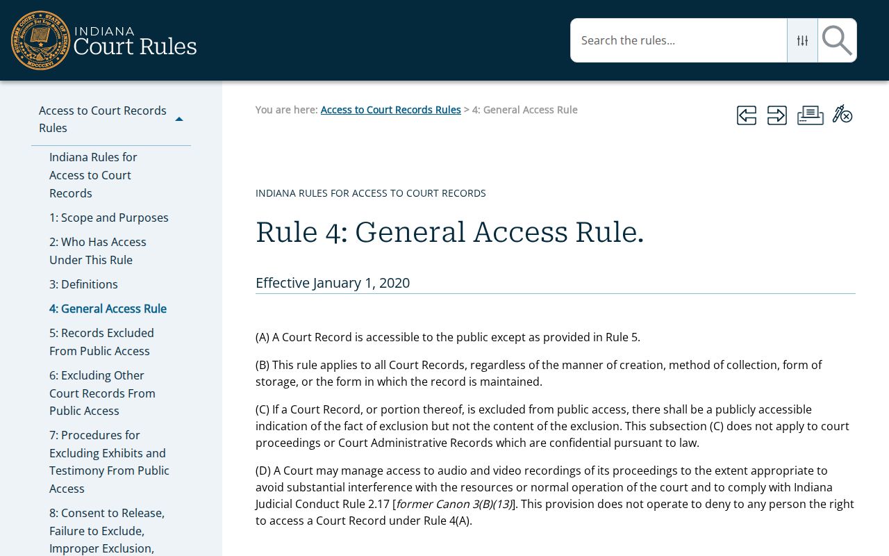 Pike County court docket public access presumption